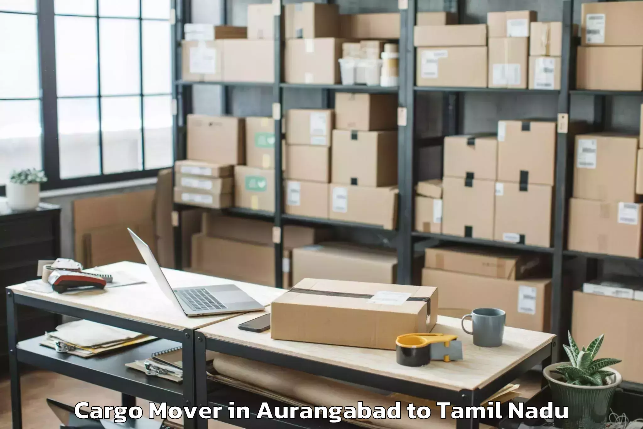 Professional Aurangabad to Memalur Cargo Mover